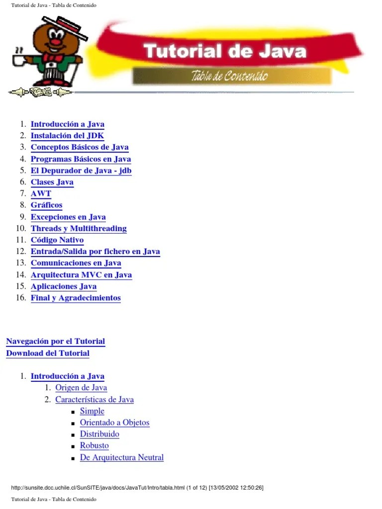 Java - Universidad De Chile | PDF | Java (lenguaje De Programación) | Puntero (Programación De ...
