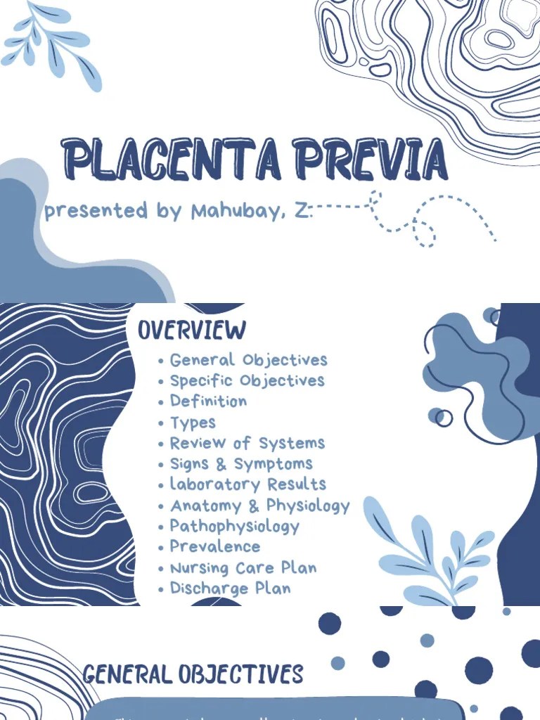 Placenta-Previa-A-Case-Study | PDF | Uterus | Pregnancy