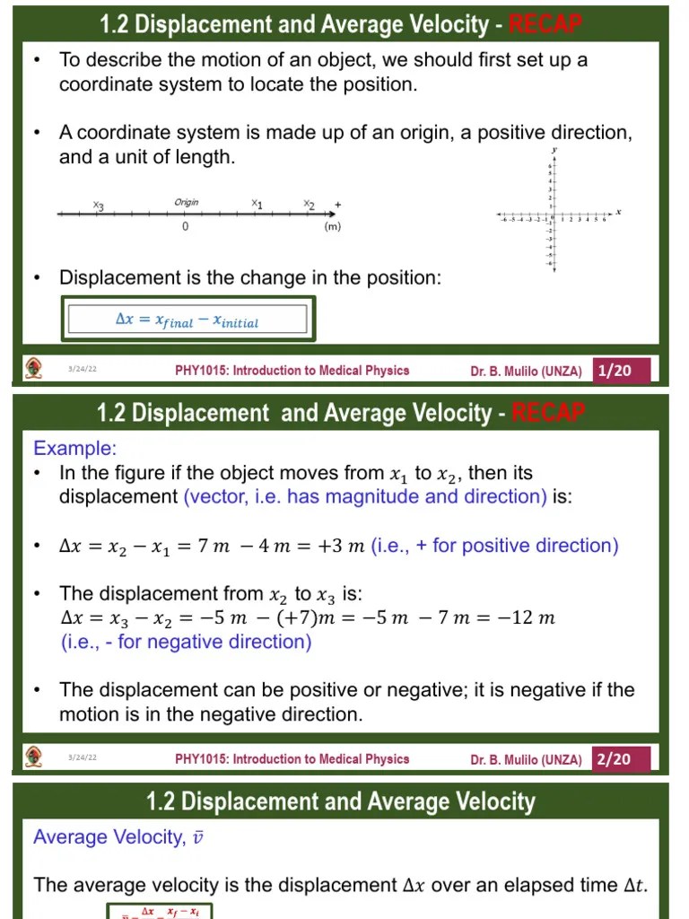 Notes On Vectors | PDF | Acceleration | Velocity