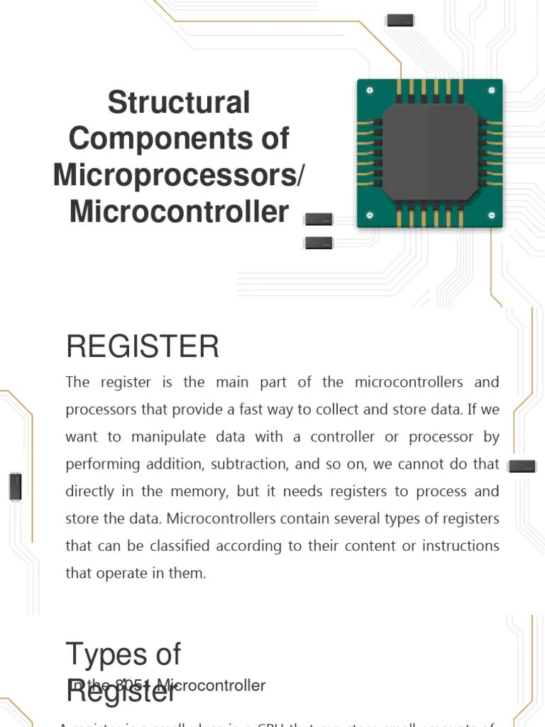 Structural Component Of Microprocessors | PDF | Microcontroller ...