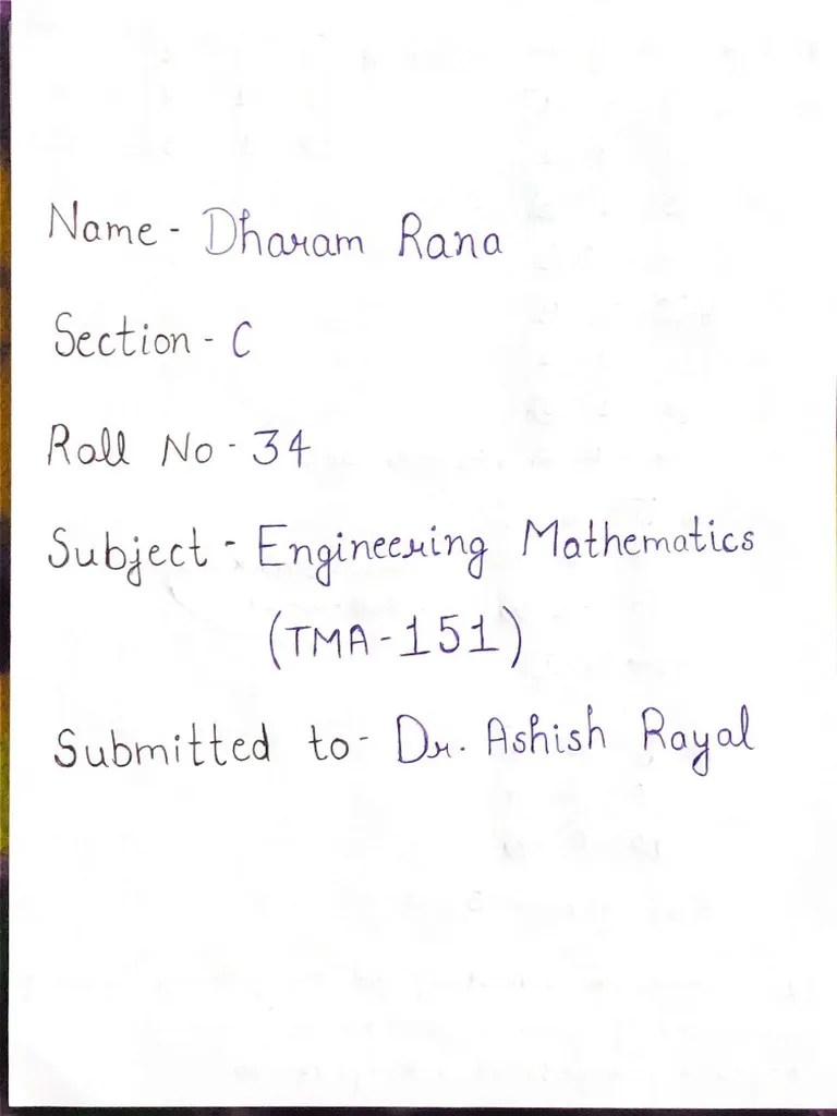 Engineering Mathematics 1 Pdf