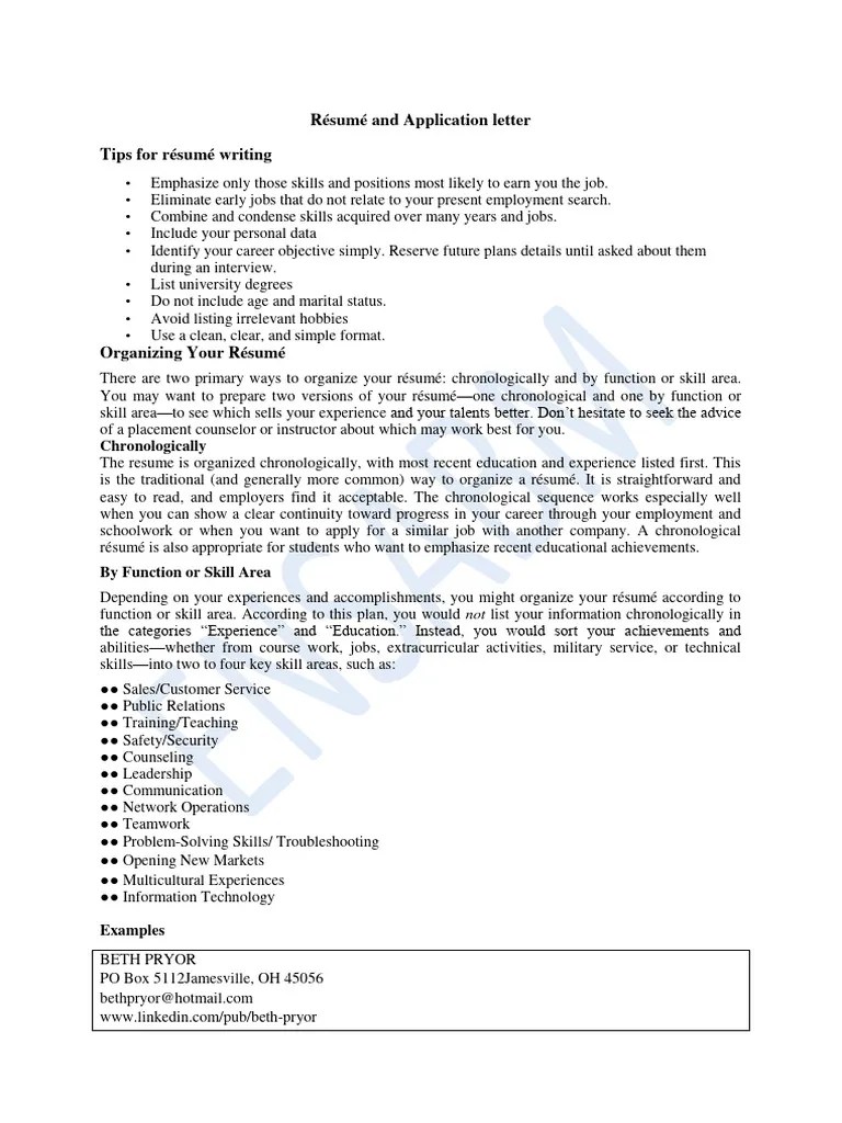 Resume Coverletter | PDF | Résumé