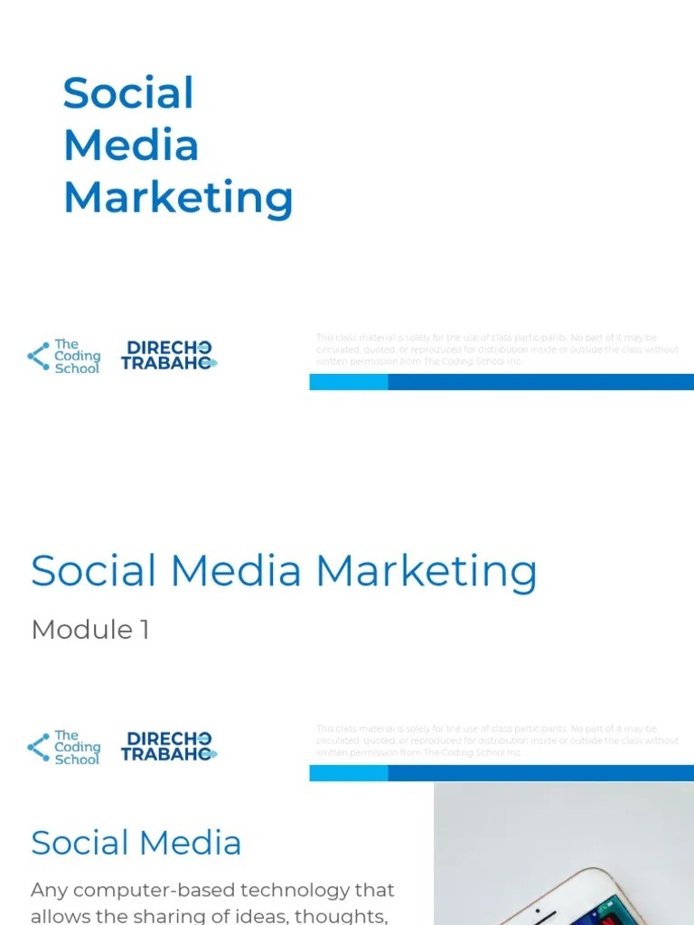 Social Media Marketing 1 | PDF | Popular Culture & Media Studies ...