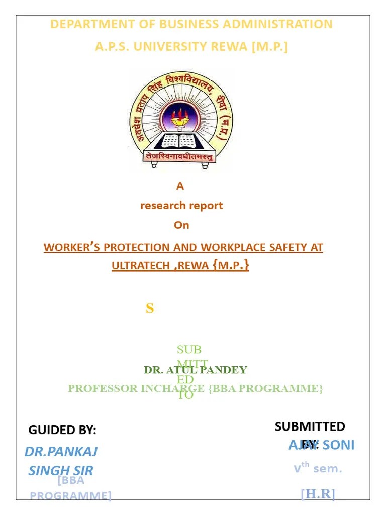 Synopsis Front Page | PDF