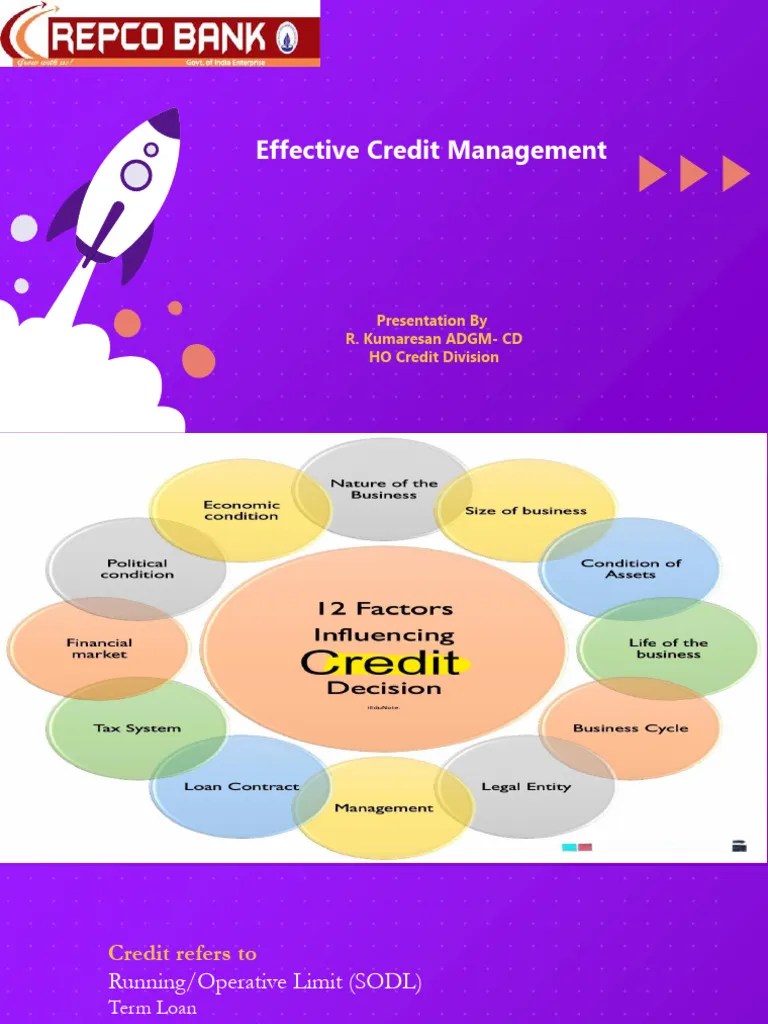 Corrected Effective Credit Management | PDF | Debt | Credit History