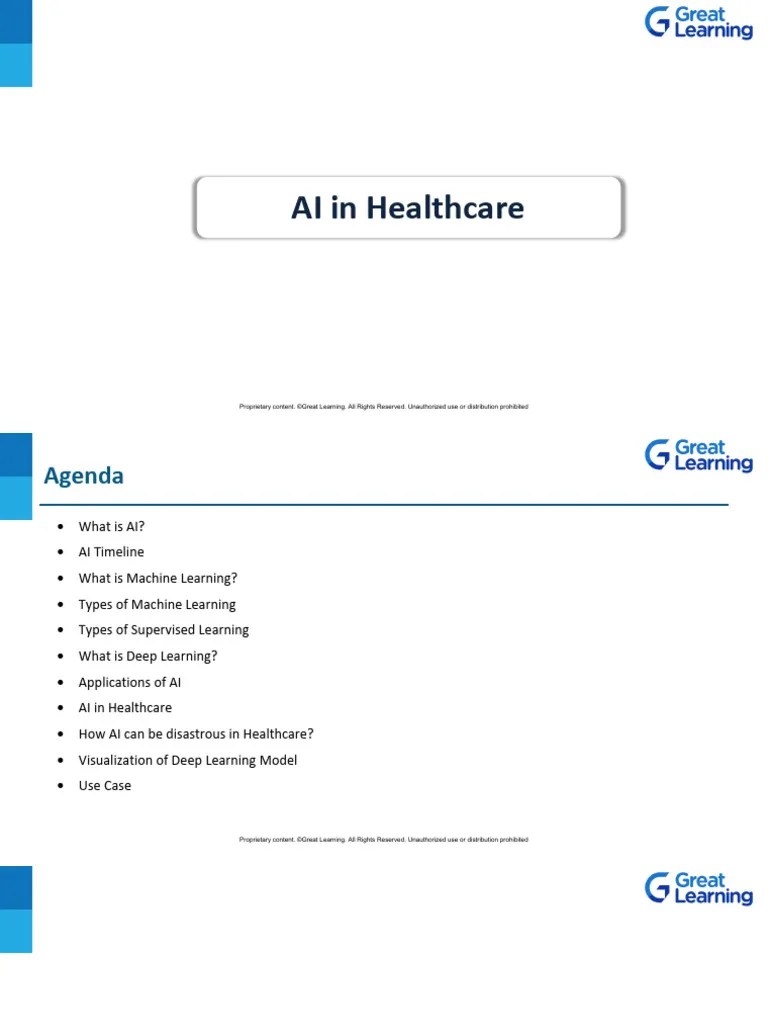 AI+in+Healthcare | PDF | Machine Learning | Artificial Intelligence