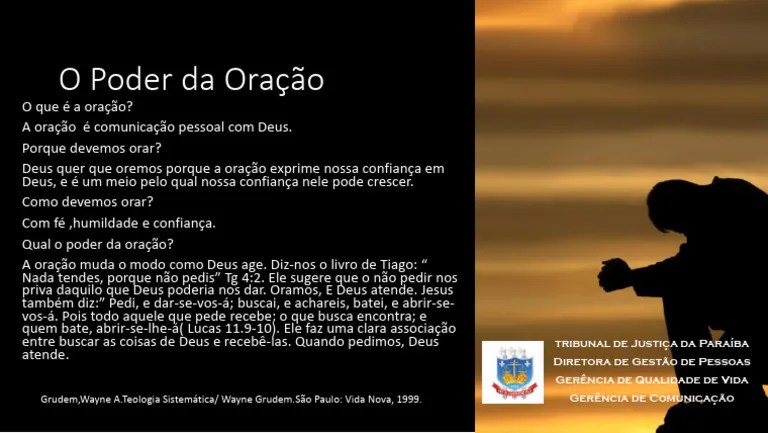 O Poder Da Oracao | PDF | Autoajuda | Religião E Espiritualidade