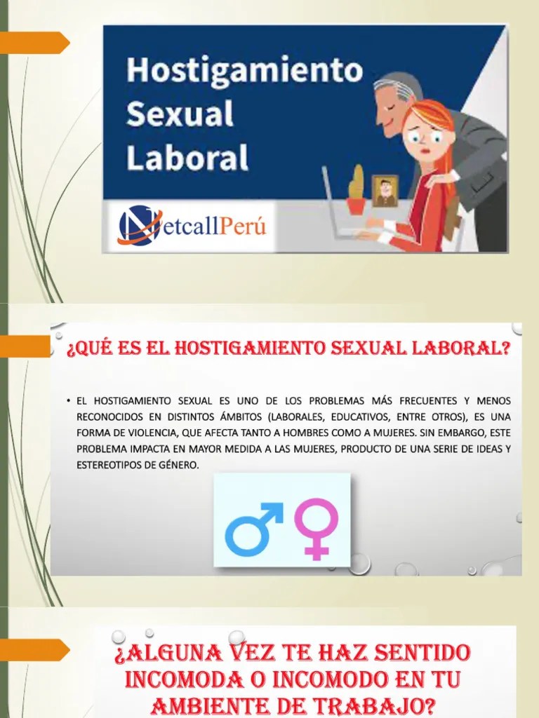 HOSTIGAMIENTO SEXUAL LABORAL | PDF