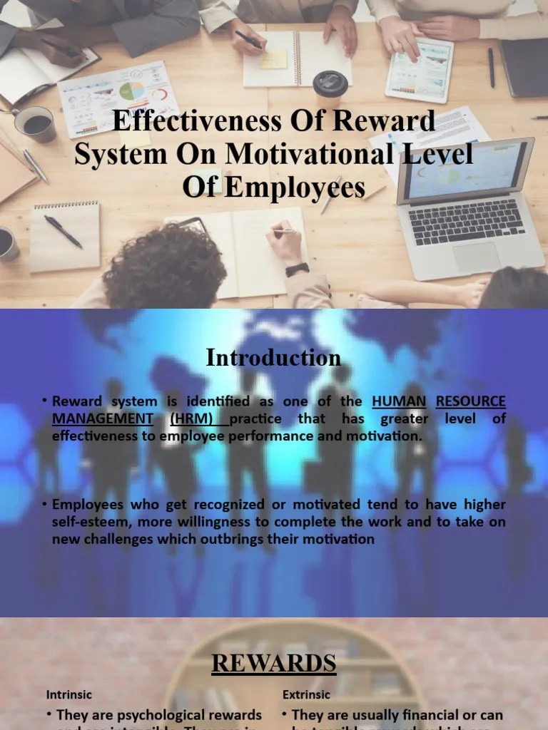 Effectiveness Of Reward System On Motivational Level Of | PDF