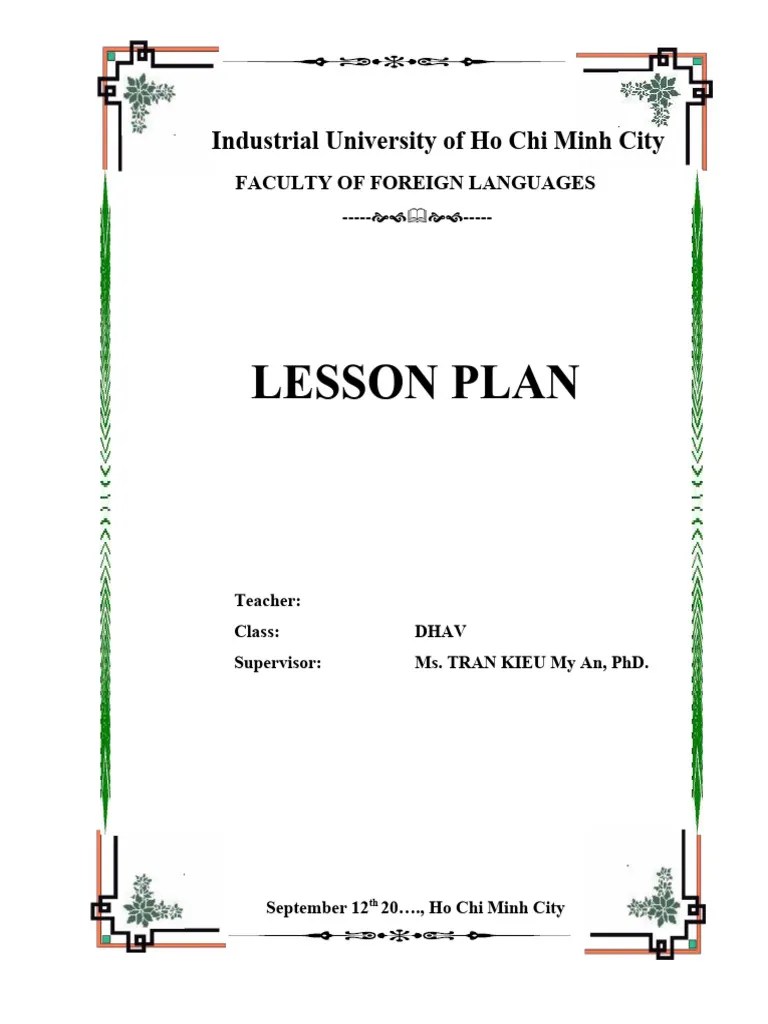 Lesson - Plan - Model-Language Materials | Download Free PDF | Language Acquisition ...