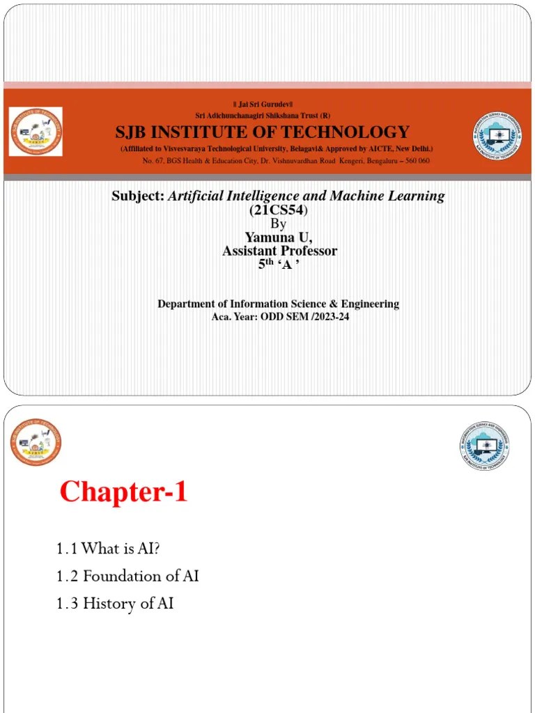 Module 1 - AI - Chp-1 | PDF | Artificial Intelligence | Intelligence ...