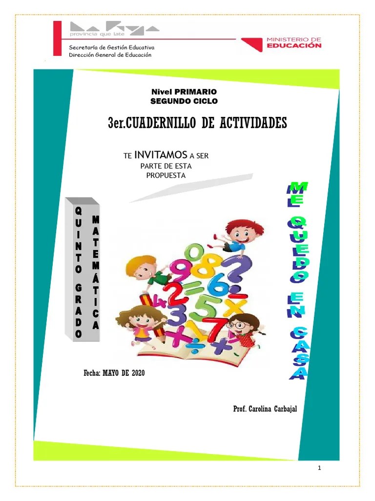 Matematica Quinto Grado | PDF