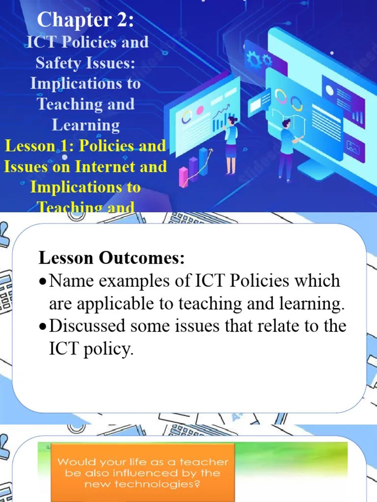 CHAPTER-2-LESSON-1-AND-2 ICT Policies And Safety Issues: Implications ...