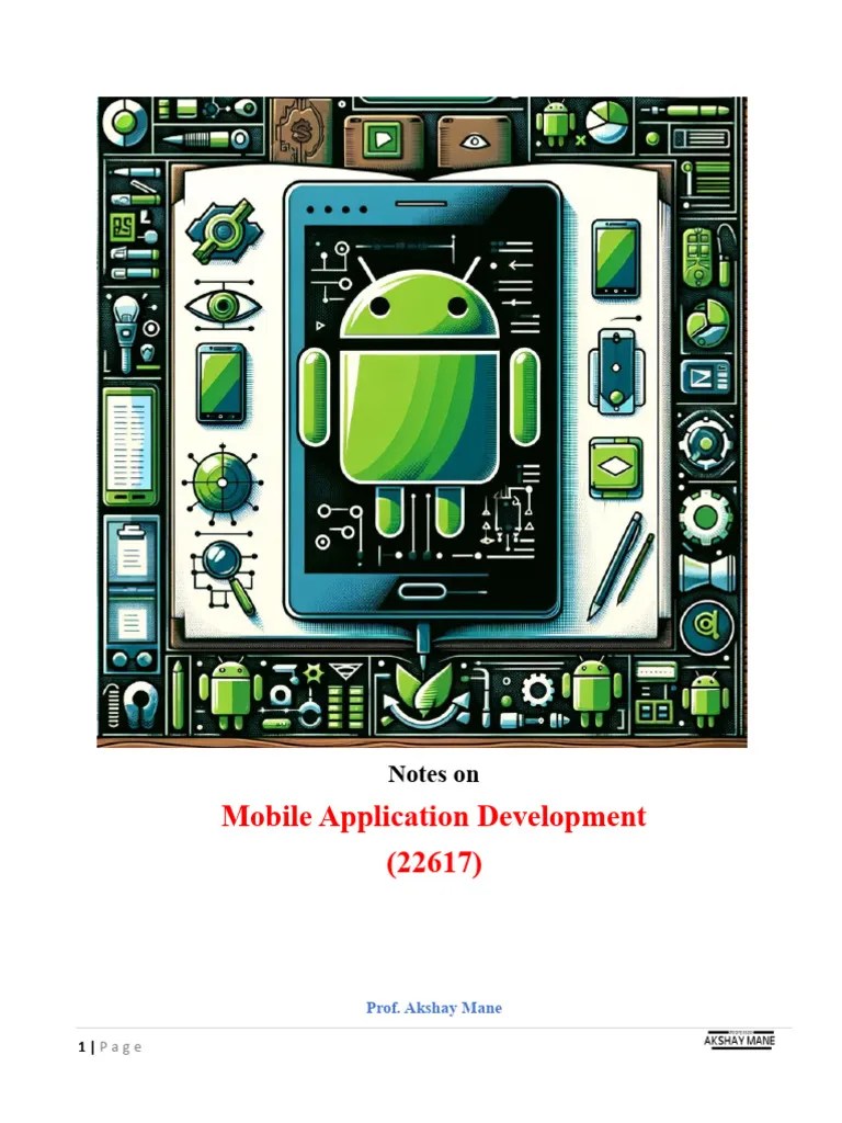 MAD Notes - Unit 1 | PDF | Android (Operating System) | Smartphone