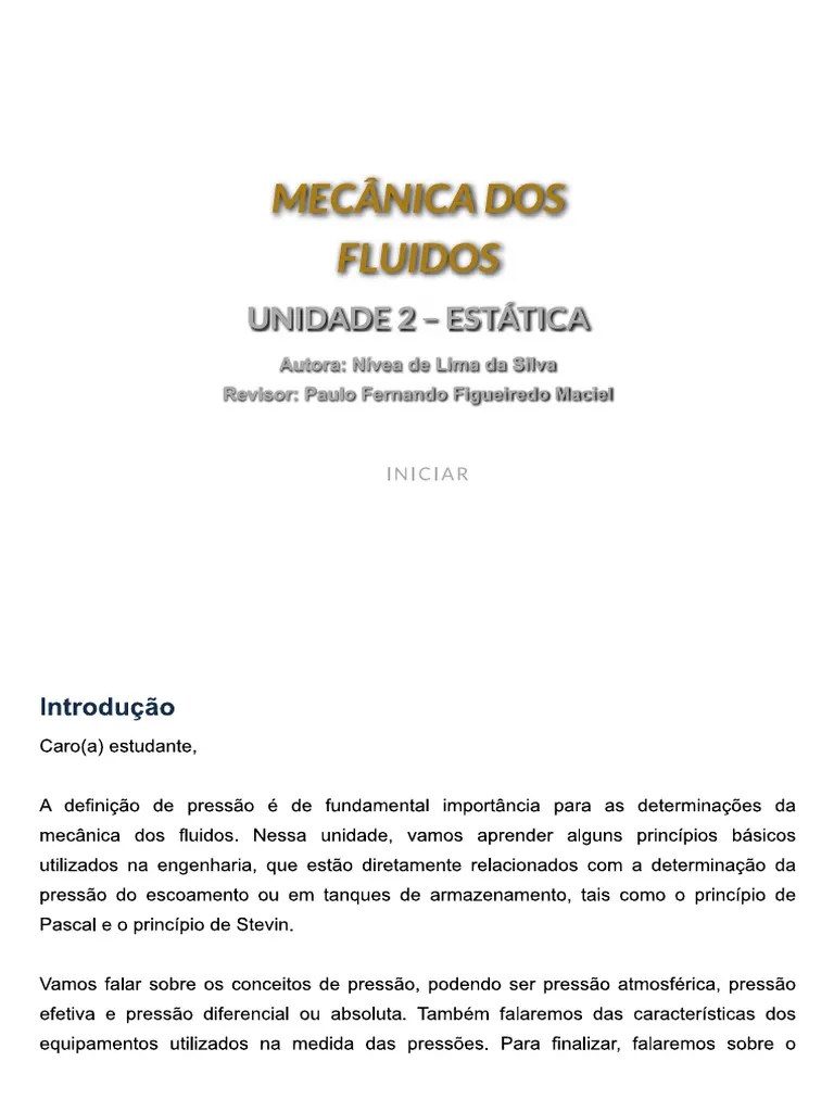 Mecânica Dos Fluídos 2 | PDF