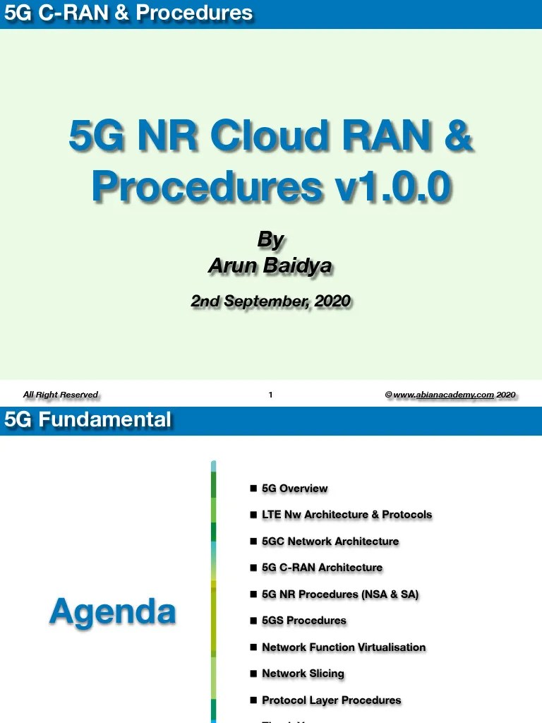 5G Cloud RAN Architecture-unlocked | PDF | Internet Protocols | Software Defined Radio