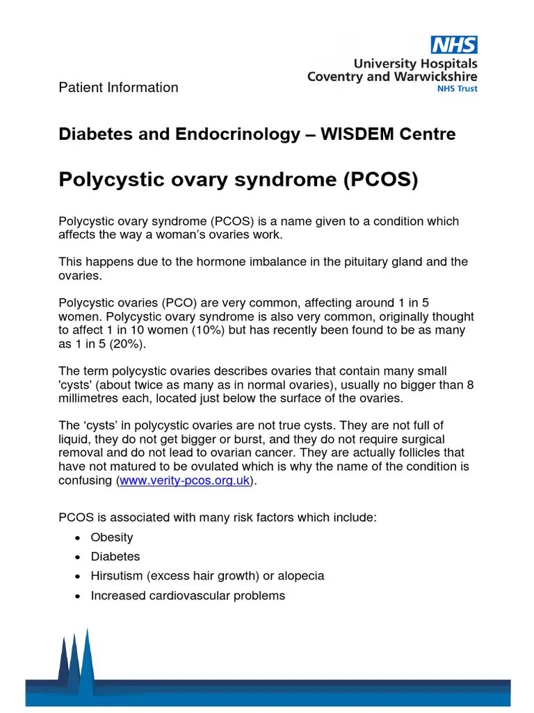 Polycystic Ovary Syndrome (PCOS) | PDF | Polycystic Ovary Syndrome ...