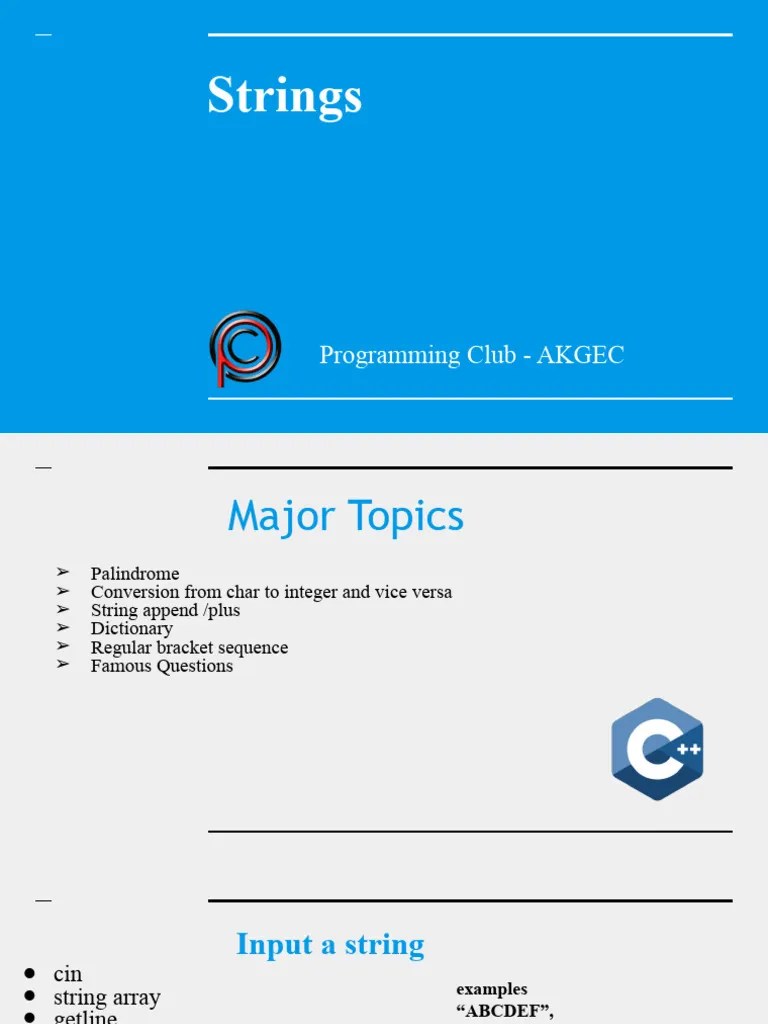 5 Strings | PDF | String (Computer Science) | Pointer (Computer ...