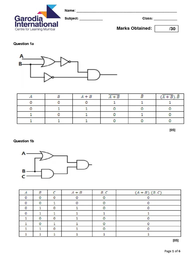 Assessment_Logic_Gates_MS | PDF | Logic Gate | Computer Engineering