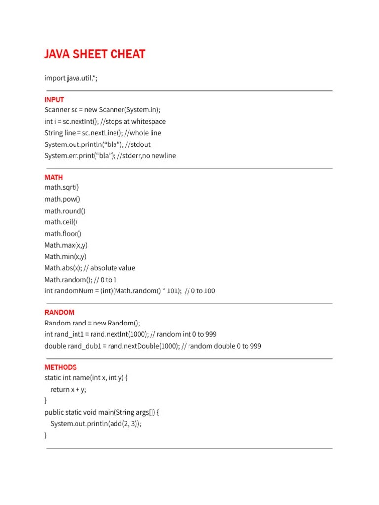 Java Cheat Sheet Pdf Computer Engineering Computer Science - Premium Sunset Pattern Gallery - 8K