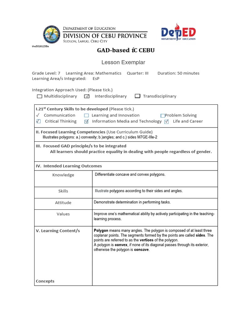 LP1 Math7 Polygon | PDF | Polygon | Vertex (Geometry)