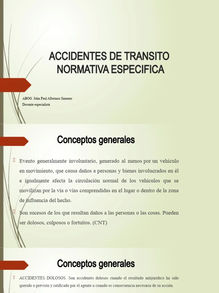 Accidentes De Transito | PDF | Tráfico | Peatonal