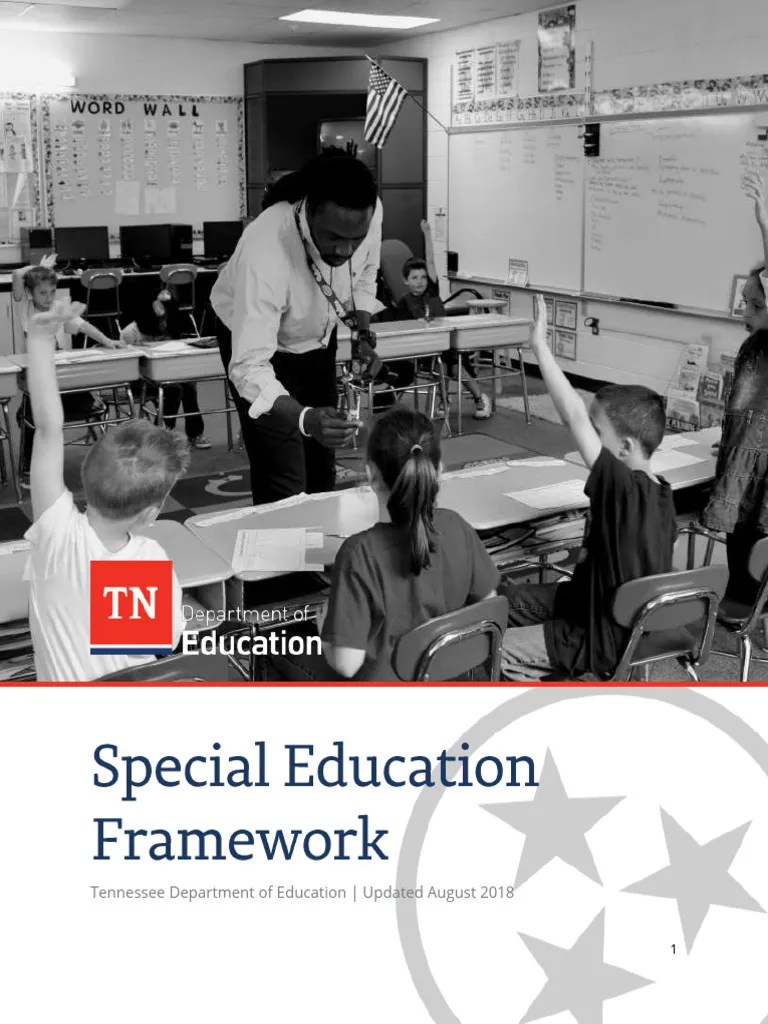 Sped Framework | PDF | Individualized Education Program | Special Education