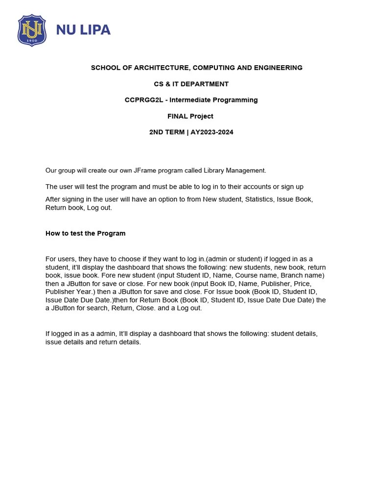 Int Prog Rubrics | PDF