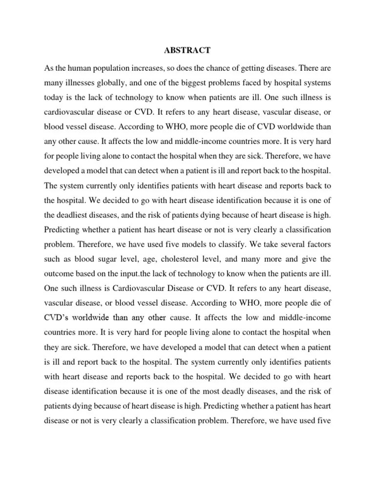 Cardiovascular Disease Prediction Using Machine | PDF | Unified Modeling Language | Machine Learning