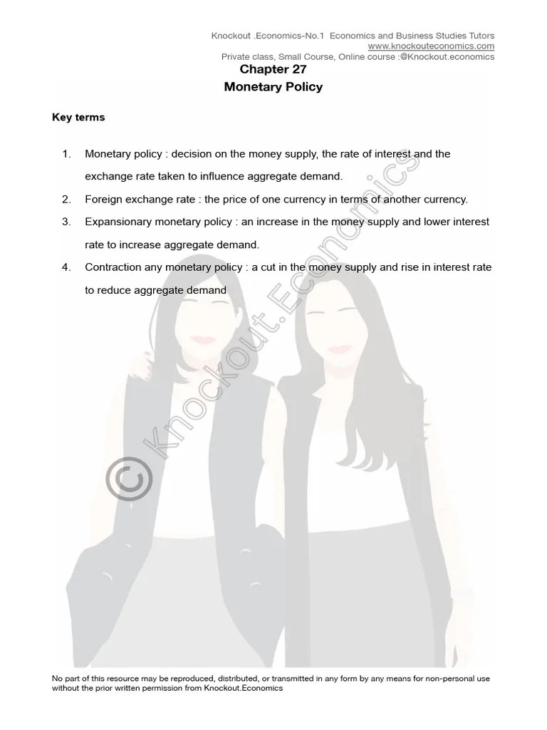 Monetary Policy | PDF | Monetary Policy | Money Supply