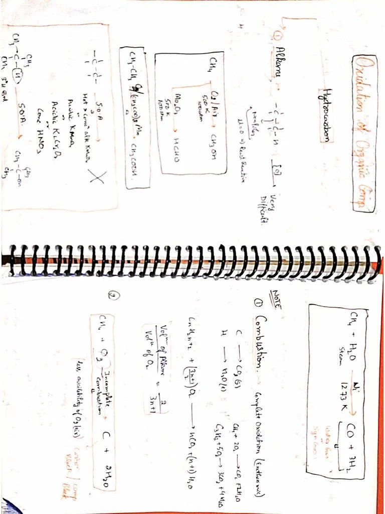 Oxidation Of Organic Compounds | PDF