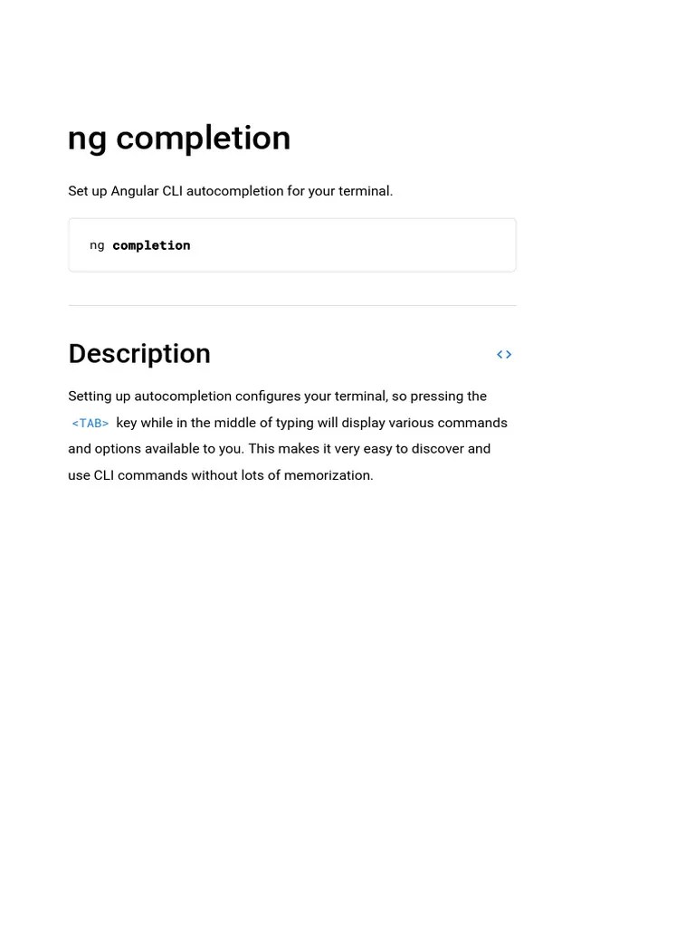 Angular - NG Completion | PDF | Command Line Interface | Computer ...