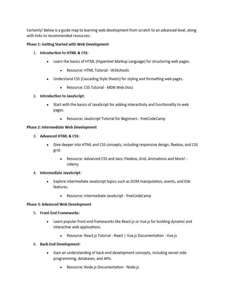 Web Development | PDF | Web Development | World Wide Web