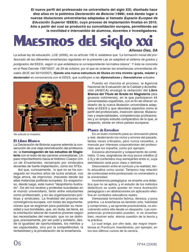 Maestros Del Siglo XXI | PDF | Maestros