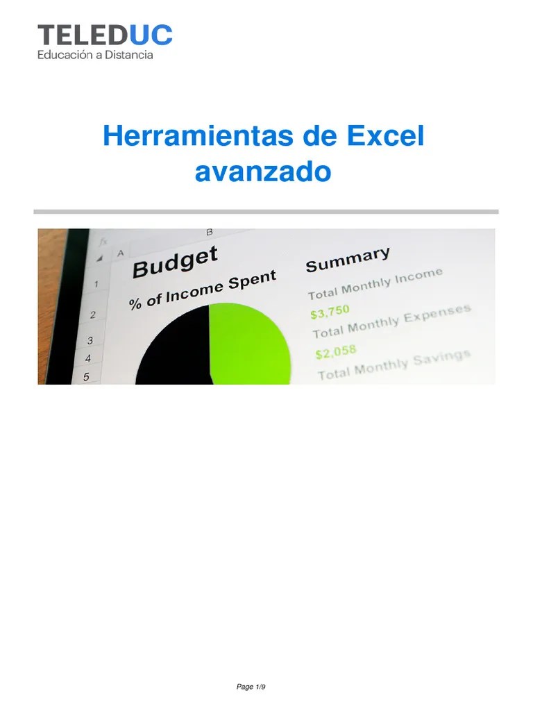 Excel Avanzado | PDF | Microsoft Excel | Macro (informática)