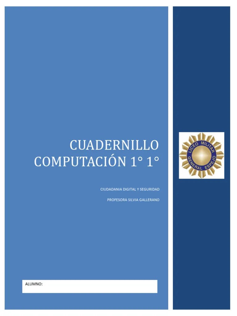 Computacion Cuadernillo Computacion Redes Sociales - Identidad Digital ...