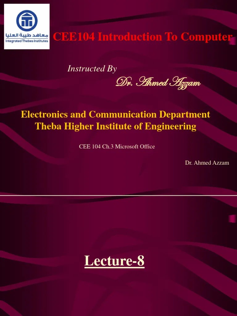 Microsoft Office (CH 3) Powerpoint | PDF | Microsoft Power Point | Icon ...