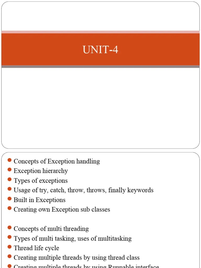 Unit 4 | PDF | Process (Computing) | Method (Computer Programming)