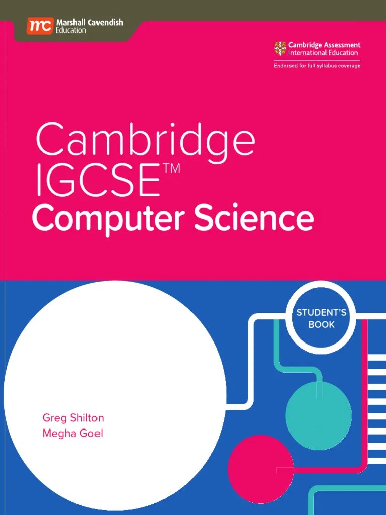 Cambridge Igcse: Computer Science | PDF | Logic Gate | Boolean Algebra