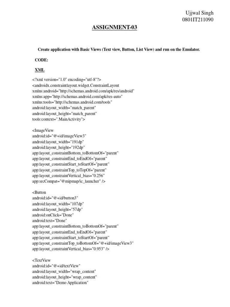 Android Studio | PDF | Android (Operating System) | Software Development