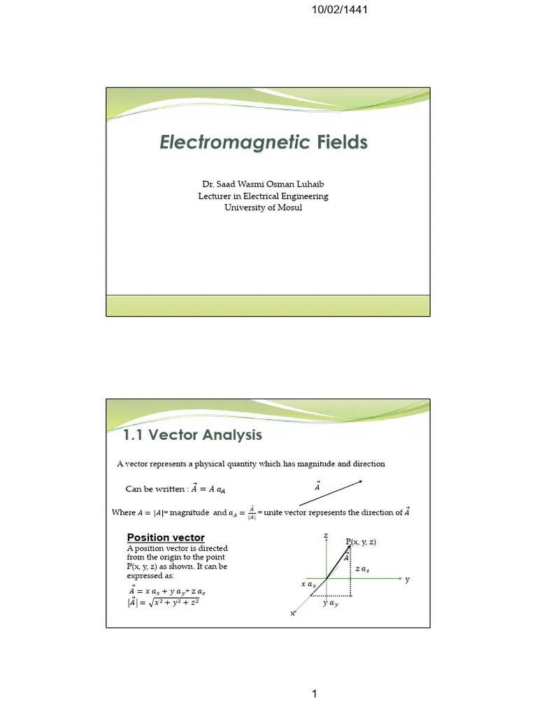 Vectors | PDF | Coordinate System | Euclidean Vector