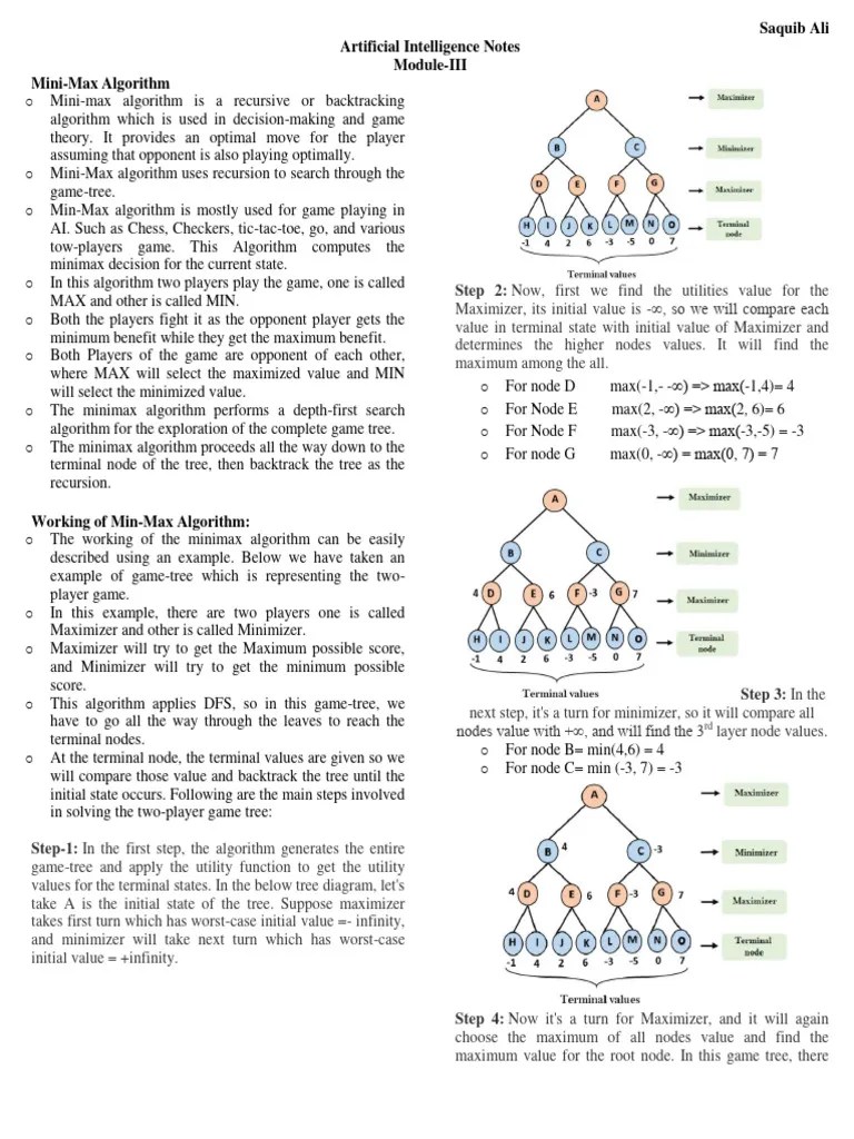 Artificial Intelligence Module-III | PDF | Computational Complexity ...