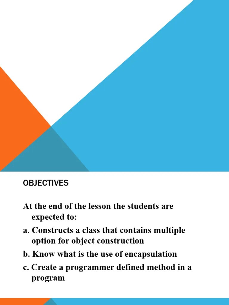 Encapsulation | PDF | Method (Computer Programming) | Class (Computer ...