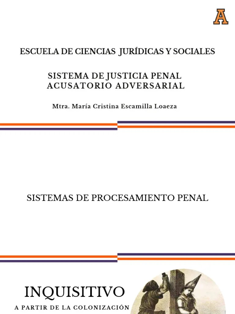 SIST. ACUSATORIO ADV | PDF | Derecho Penal | Ley Procesal