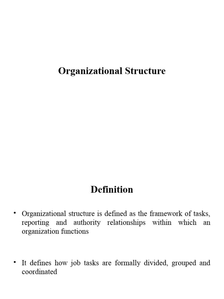 11 Organizational Structure | PDF | Organizational Structure | Supply Chain