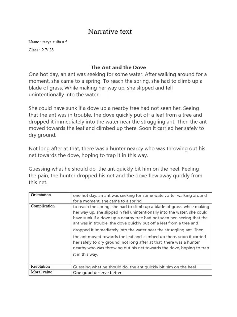 Narrative Text | PDF