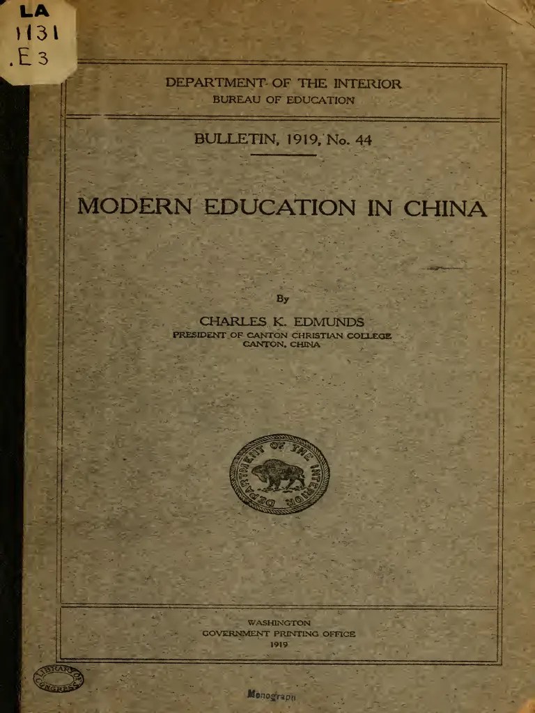 Modern Education In China | PDF | Middle Schools | Schools