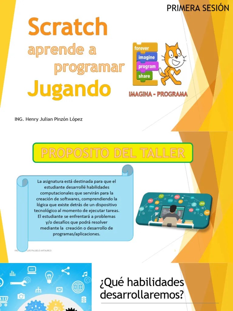 Scratch_inicio2 | PDF | Scratch (lenguaje De Programación) | Lenguaje ...