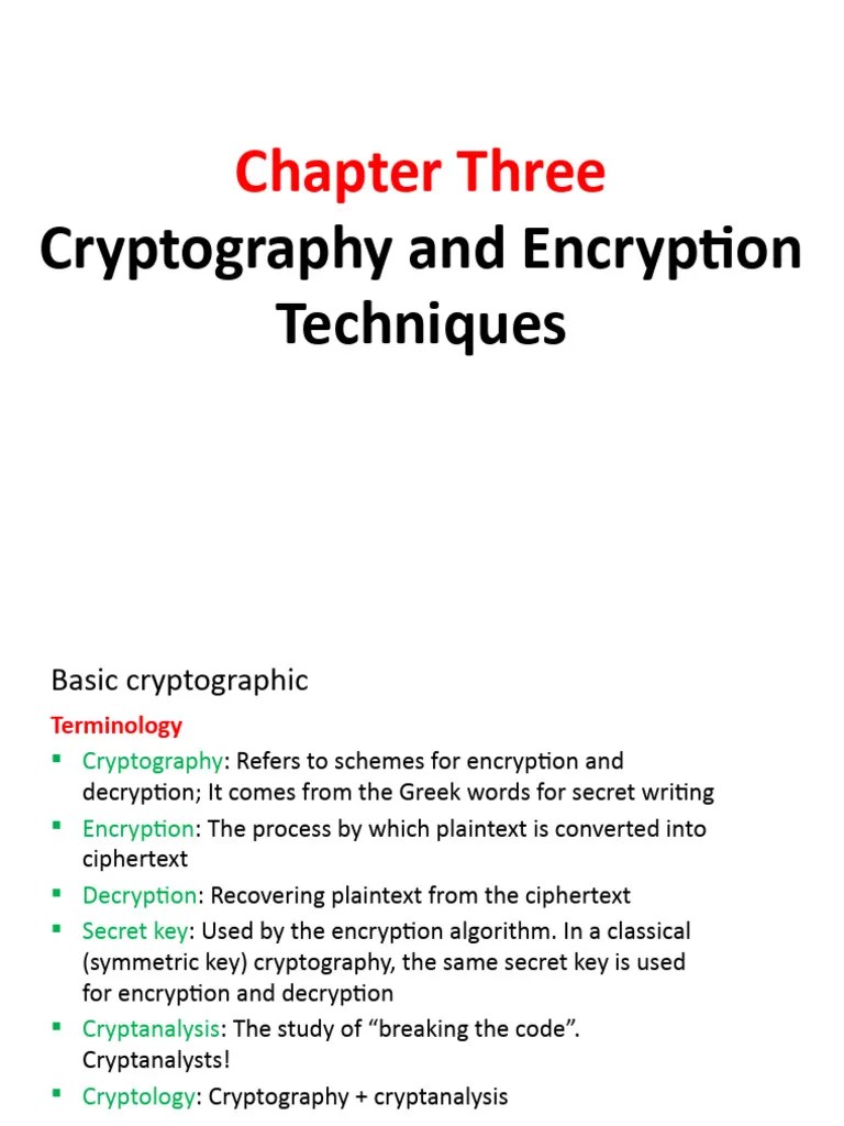 Computer Security (Chapter-3) | PDF | Public Key Cryptography ...