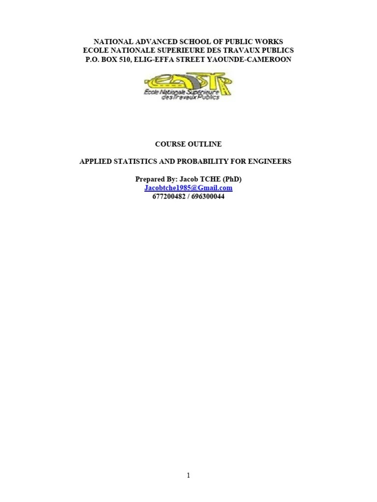 Applied Statistics And Probability For Engineers | PDF | Statistics ...